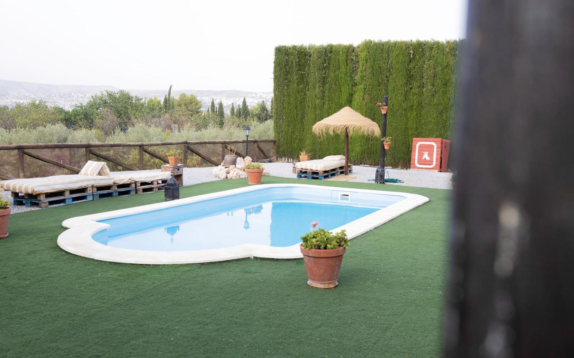 La Cuadra, Finca A Los Pies De Sierra Nevada, A 10 Minutos Del Centro, Piscina, Jardin, Barbacoa La Zubia  Bagian luar foto